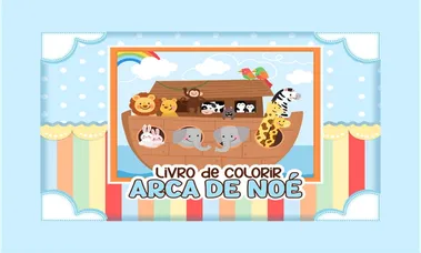 Livro de Colorir - Arca de Noé